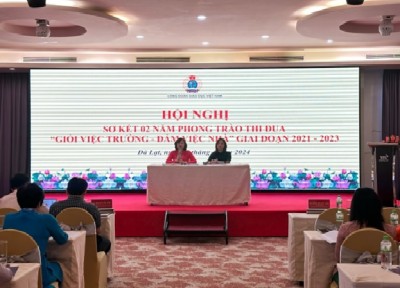 Công đoàn Giáo dục Việt Nam tổ chức Hội nghị Sơ kết 02 năm phong trào thi đua “Giỏi việc trường - Đảm việc nhà” giai đoạn 2021-2023